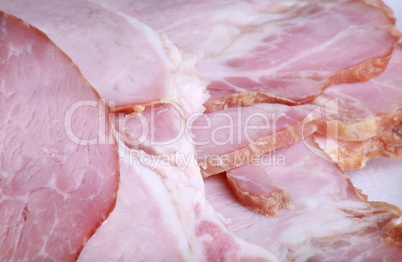 ham meat as food background