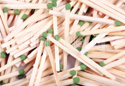 many scattering of matches