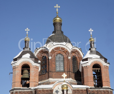 church in the winter daytime