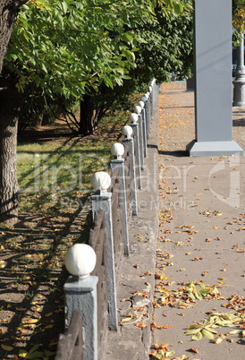 park in autumn