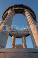 War memorial seen from below, Ancona, Italy