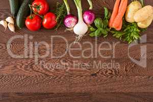 Assorted raw vegetables
