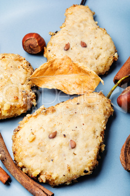 Autumn pear cookies