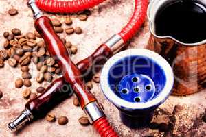 Hookah with aroma coffee