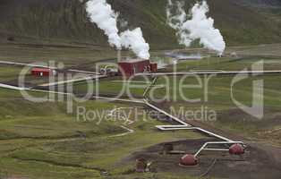 Geothermal Power Station in Iceland