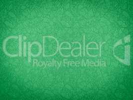 Textile green abstract background with implicit ornament