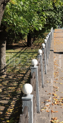 park in autumn