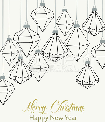 Diamond Christmas balls