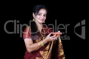 Diwali Indian Woman