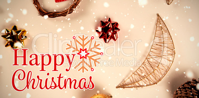 Composite image of christmas card