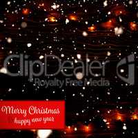 Composite image of banner merry christmas