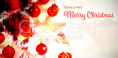 Composite image of christmas card