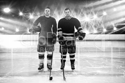 Composite image of hockey