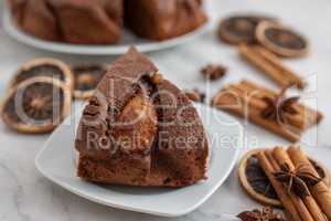 Schokoladen Birnen Kuchen