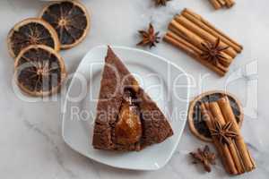 Schokoladen Birnen Kuchen