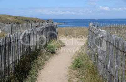 Zaun auf Quiberon, Bretagne