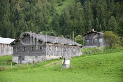 Hütten bei Schoppernau