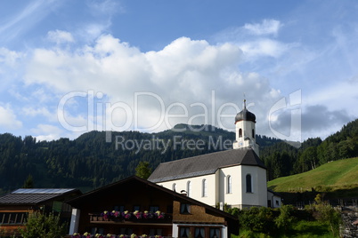 Kirche in Schoppernau