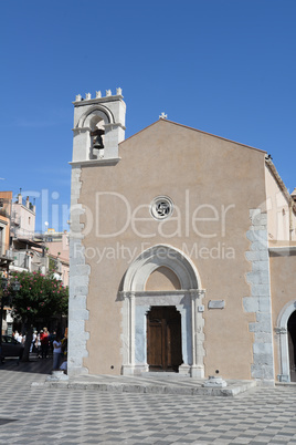 Kirche Sant'Agostino in Taormina, Sizilien