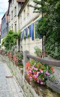 Häuser mit Blumen in Thurnau