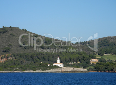 Leuchtturm an der Victoria-Halbinsel, Mallorca