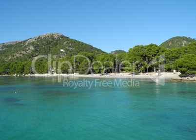 Strand an der Formentor-Halbinsel, Mallorca