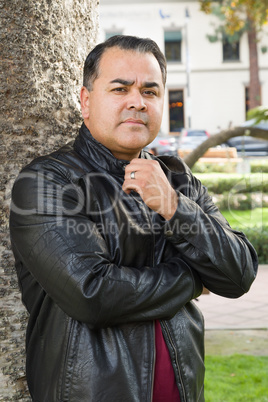 Portrait of Handsome Hispanic Man