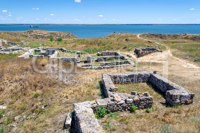 Ruins of the ancient greek settlement Olvio