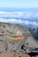 Straße am Roque de Los Muchachos, La Palma