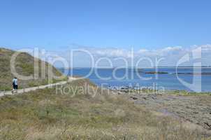 Wandern an der Cote Sauvage, Quiberon, Bretagne