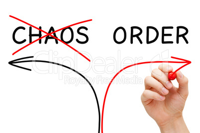 Order Or Chaos Arrows Concept