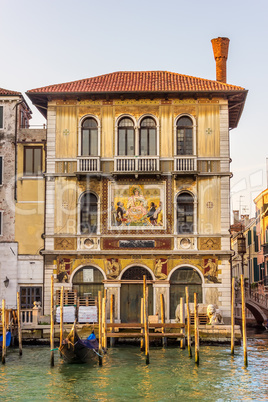 Salviati Palace in Grand Canal of Venice, Italy, no people