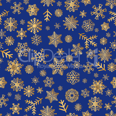 Christmas icons snow seamless pattern, Happy Winter Holiday tile