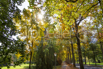 Baden-Baden, Lichtentaler Allee Spätsommer/Herbst