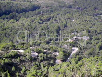 Straße auf Mallorca