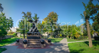 Monument to the brigadier Gorich in Ochakov city, Ukraine