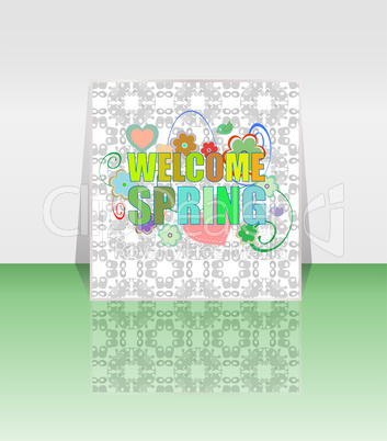 Welcome Spring Holiday Card