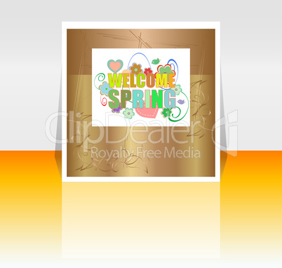 Welcome Spring Holiday Card