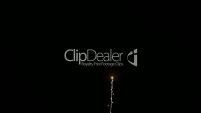Brightly colorful fireworks for events on dark background