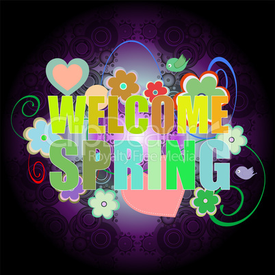 Welcome Spring Holiday Card