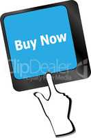 keyboard buy now icon - business concept