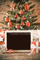Vertical Tree, Gifts, Copy Space For Advertisement