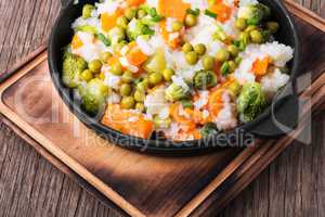 Lean vegetable risotto