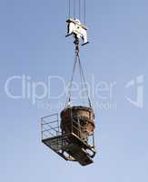 crane equipment tank for cement lifting