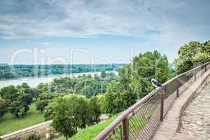 Danube river near Belgrade fortress