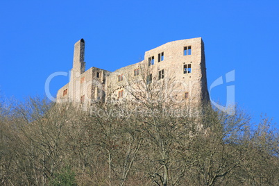 Castle ruins Idar Oberstein, Germany