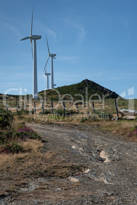 Wind farm, Galicia, Spain