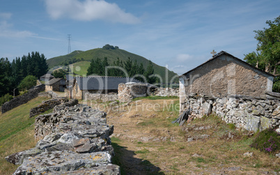 Village, Asturias, Camino de Santiago trail, Spain