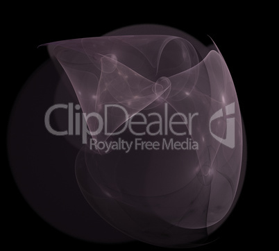 image of one Digital Fractal on Black Color image of one Digital Fractal on Black Color