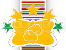 abstract Cloud set sign web icon button